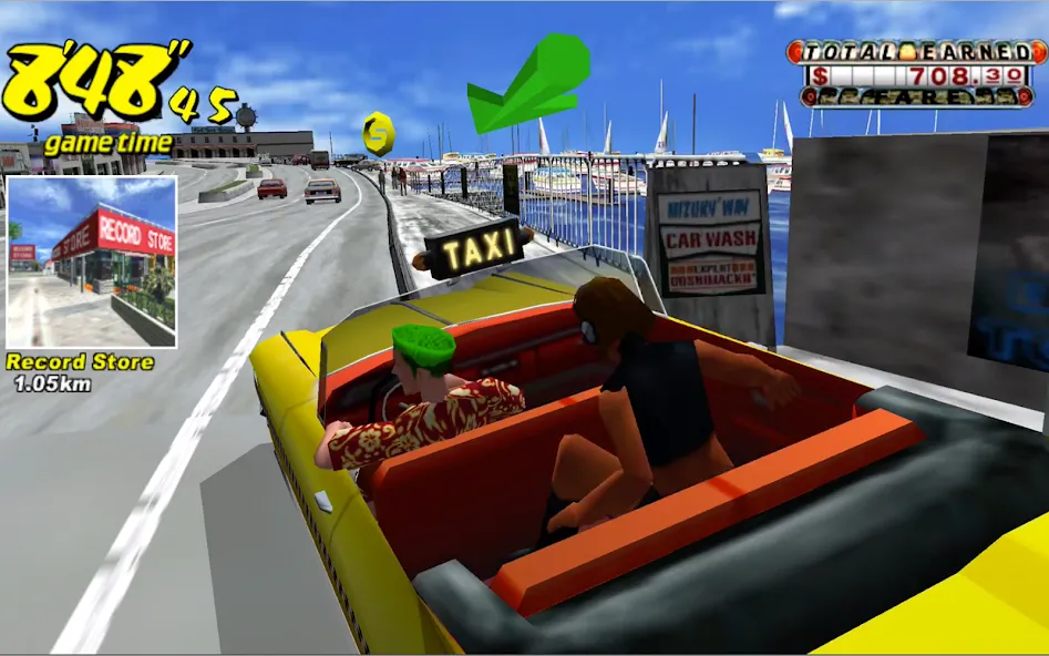 Взлом Crazy Taxi Classic (Крейзи Такси Классик)  [МОД Бесконечные монеты] — стабильная версия apk на Андроид screen 5