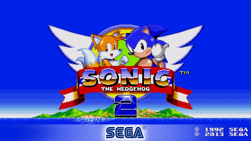 Скачать взломанную Sonic The Hedgehog 2 Classic (Соник Зе Хеджхог 2 Классик)  [МОД Unlocked] — последняя версия apk на Андроид screen 1