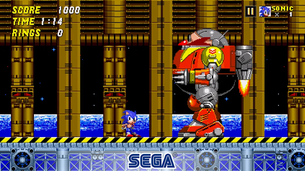 Скачать взломанную Sonic The Hedgehog 2 Classic (Соник Зе Хеджхог 2 Классик)  [МОД Unlocked] — последняя версия apk на Андроид screen 2