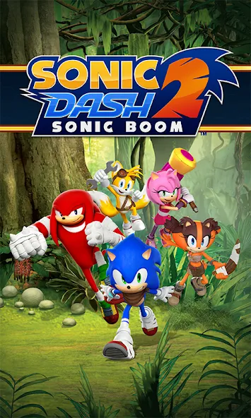 Скачать взломанную Sonic Dash 2: Sonic Boom Run (Соник Дэш 2)  [МОД Mega Pack] — полная версия apk на Андроид screen 1