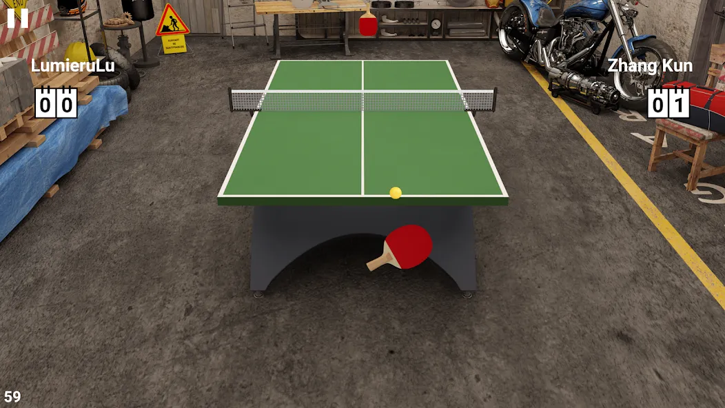 Скачать взлом Virtual Table Tennis (Виртуальный настольный теннис)  [МОД Много денег] — последняя версия apk на Андроид screen 1