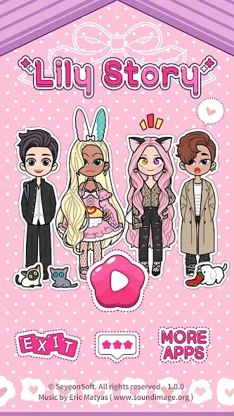 Взломанная Lily Story : Dress Up Game  [МОД Бесконечные деньги] — стабильная версия apk на Андроид screen 1