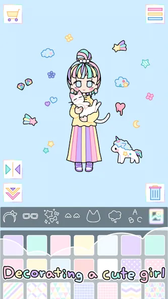 Взлом Pastel Girl : Dress Up Game  [МОД Menu] — полная версия apk на Андроид screen 2