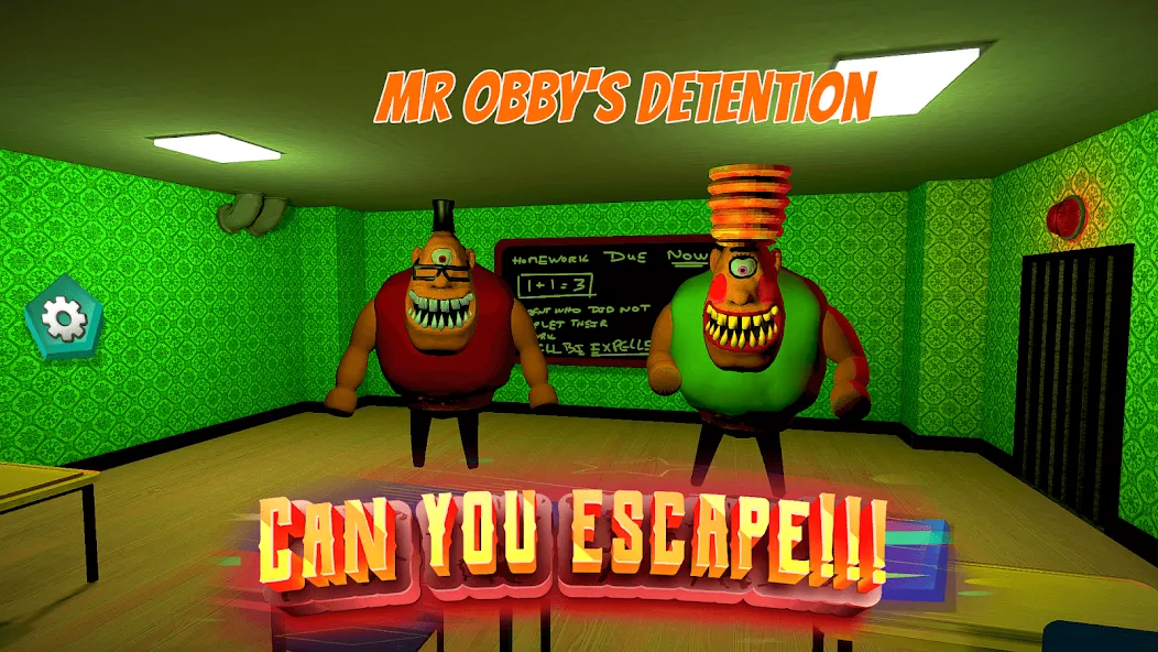 Взломанная Mr Obby's Detention  [МОД Unlocked] — стабильная версия apk на Андроид screen 1