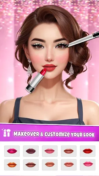 Скачать взлом Fashion Artist: Makeup Game  [МОД Menu] — стабильная версия apk на Андроид screen 1