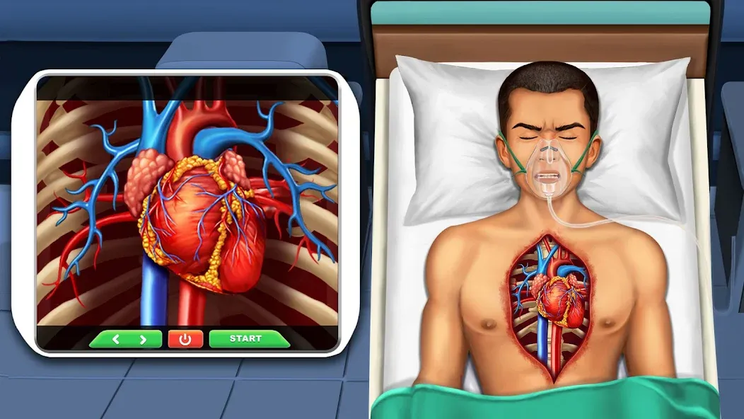 Скачать взлом Surgery Simulator Doctor Game  [МОД Бесконечные монеты] — полная версия apk на Андроид screen 3