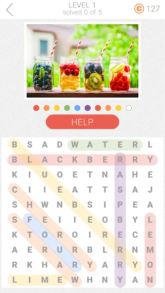 Взломанная 10×10 Word Search (десять на десять)  [МОД Menu] — полная версия apk на Андроид screen 1