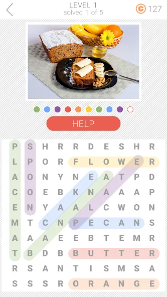 Взломанная 10×10 Word Search (десять на десять)  [МОД Menu] — полная версия apk на Андроид screen 3