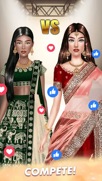 Взлом Makeup, Fashion Dress up Games  [МОД Бесконечные деньги] — последняя версия apk на Андроид screen 2