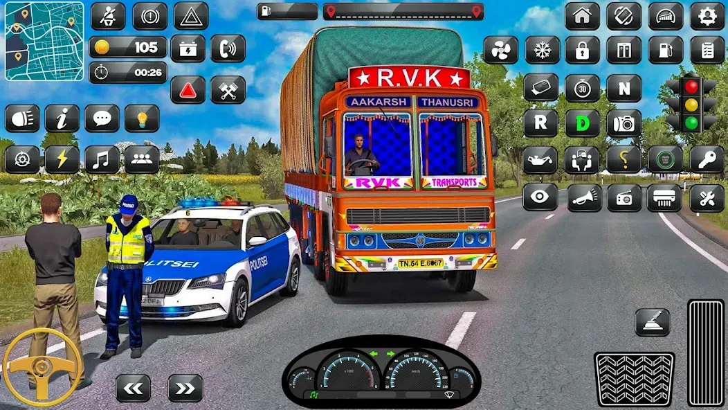 Скачать взломанную Indian Truck Driver Simulator  [МОД Меню] — последняя версия apk на Андроид screen 5