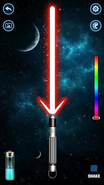 Скачать взломанную Lightsaber Gun Simulator  [МОД Бесконечные монеты] — стабильная версия apk на Андроид screen 4