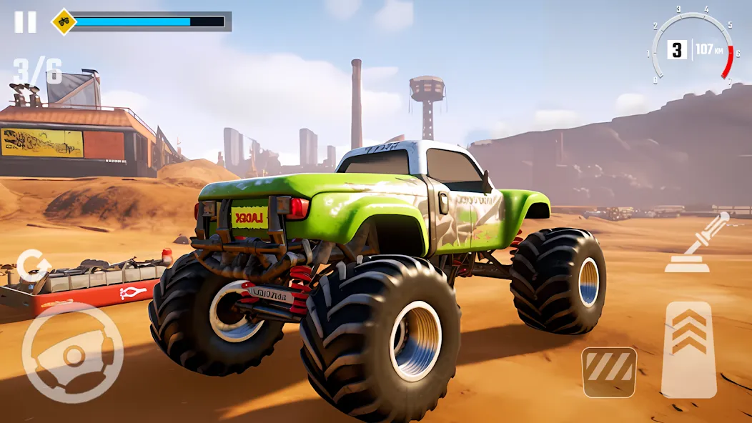 Взломанная 4×4 Monster Truck Racing Games (Монстр Трак Гонки игры)  [МОД Много денег] — последняя версия apk на Андроид screen 1