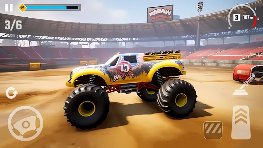 Взломанная 4×4 Monster Truck Racing Games (Монстр Трак Гонки игры)  [МОД Много денег] — последняя версия apk на Андроид screen 2