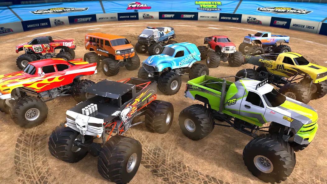 Взломанная 4×4 Monster Truck Racing Games (Монстр Трак Гонки игры)  [МОД Много денег] — последняя версия apk на Андроид screen 3