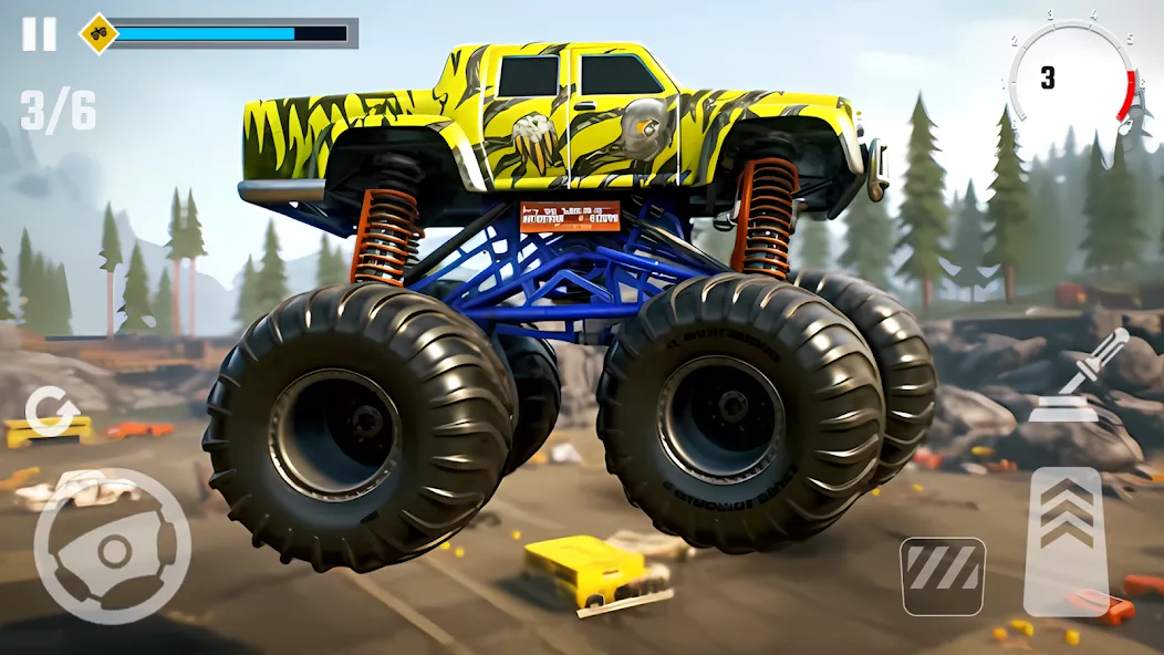 Взломанная 4×4 Monster Truck Racing Games (Монстр Трак Гонки игры)  [МОД Много денег] — последняя версия apk на Андроид screen 4