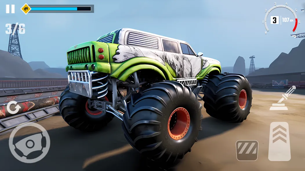 Взломанная 4×4 Monster Truck Racing Games (Монстр Трак Гонки игры)  [МОД Много денег] — последняя версия apk на Андроид screen 5