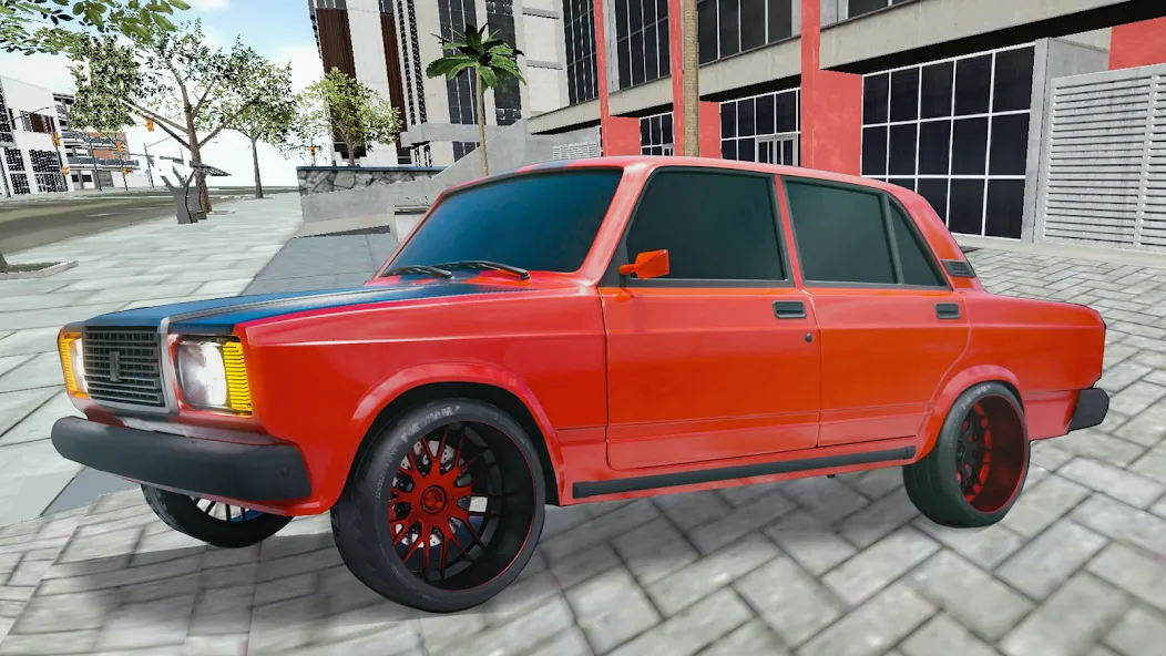 Скачать взломанную Drive Classic VAZ 2107 Parking  [МОД Unlocked] — стабильная версия apk на Андроид screen 1