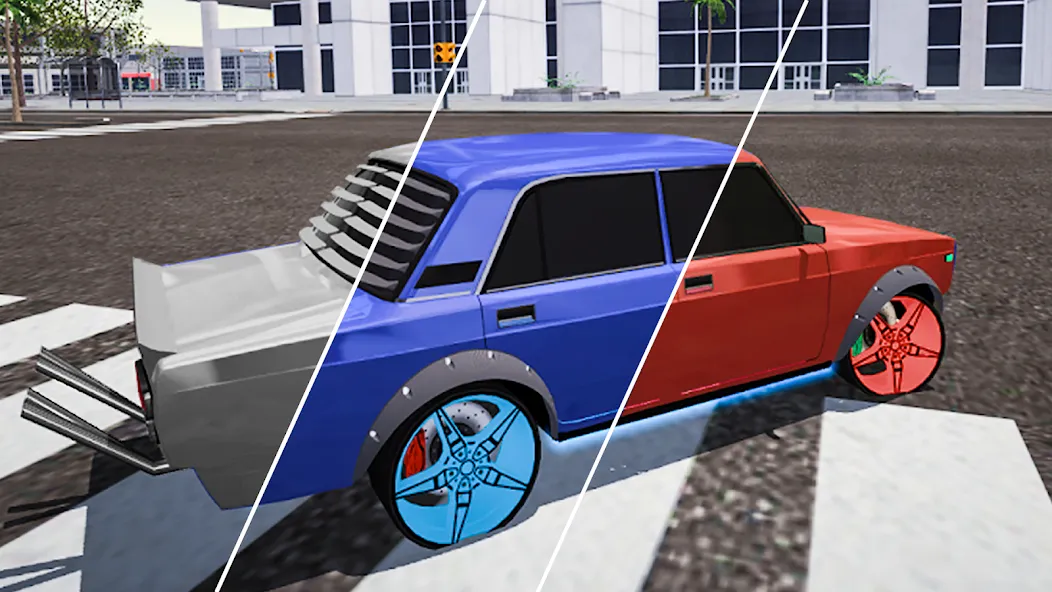 Скачать взломанную Drive Classic VAZ 2107 Parking  [МОД Unlocked] — стабильная версия apk на Андроид screen 3