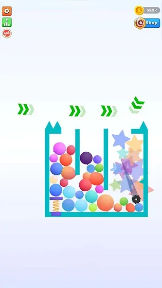 Скачать взлом Bounce and pop — Puff Balloon  [МОД Все открыто] — последняя версия apk на Андроид screen 2