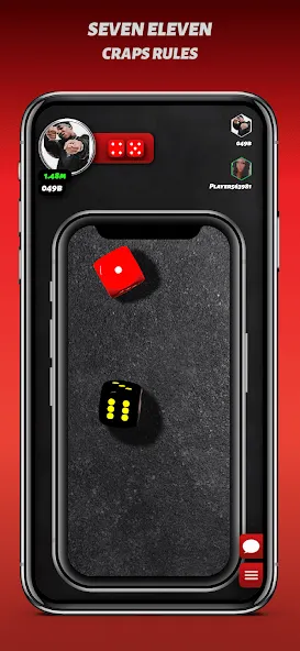 Скачать взлом Phone Dice™ Street Dice Game (Фон Дайс Стрит Дайс Гейм)  [МОД Все открыто] — стабильная версия apk на Андроид screen 2