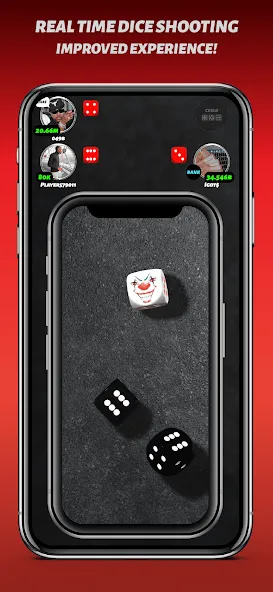 Скачать взлом Phone Dice™ Street Dice Game (Фон Дайс Стрит Дайс Гейм)  [МОД Все открыто] — стабильная версия apk на Андроид screen 5