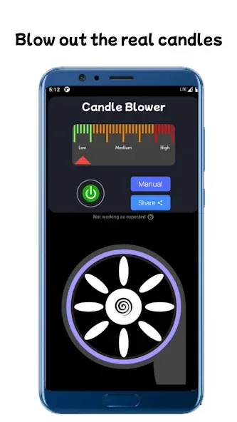 Скачать взломанную Blower — Candle Blower Lite (Блоуэр)  [МОД Все открыто] — последняя версия apk на Андроид screen 2