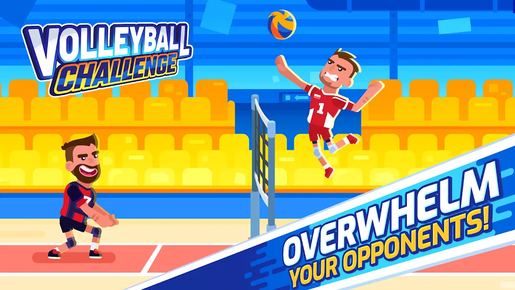 Скачать взломанную Volleyball Challenge 2024  [МОД Все открыто] — стабильная версия apk на Андроид screen 1