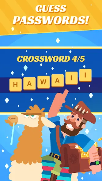 Скачать взлом Crossword Islands:Daily puzzle  [МОД Mega Pack] — полная версия apk на Андроид screen 1