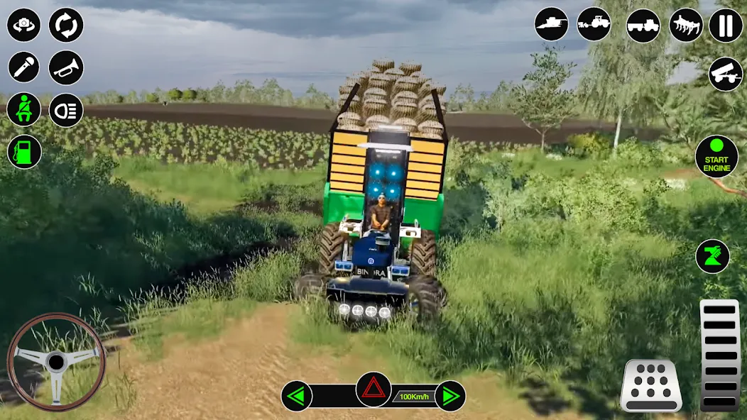 Взломанная Farming Tractor Simulator Game  [МОД Mega Pack] — стабильная версия apk на Андроид screen 4