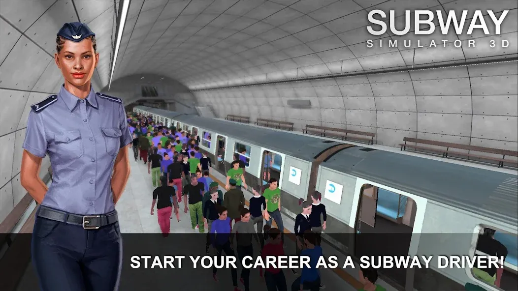 Скачать взлом Subway Simulator 3D  [МОД Unlocked] — последняя версия apk на Андроид screen 1