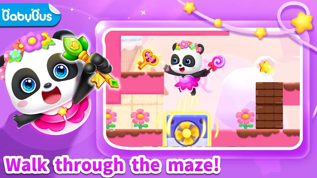 Скачать взломанную Little Panda’s Jewel Adventure  [МОД Unlimited Money] — последняя версия apk на Андроид screen 1