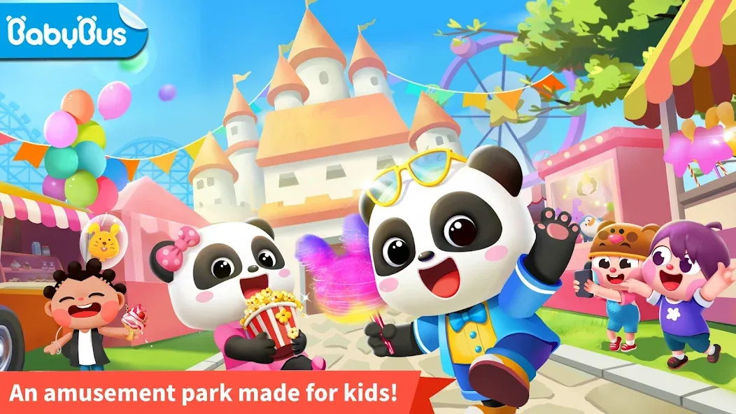 Скачать взломанную Baby Panda's Fun Park  [МОД Все открыто] — стабильная версия apk на Андроид screen 1