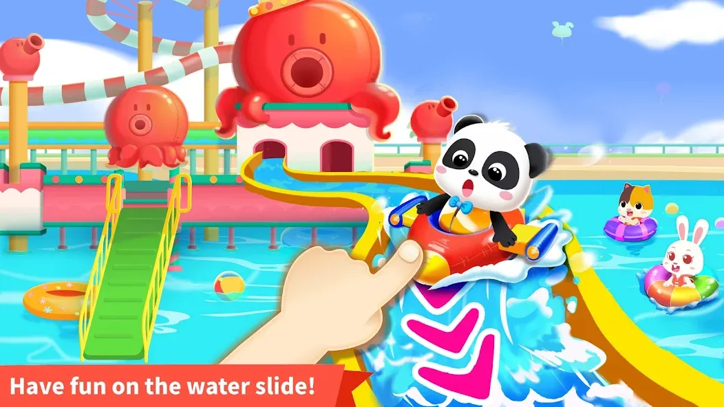 Скачать взломанную Baby Panda's Fun Park  [МОД Все открыто] — стабильная версия apk на Андроид screen 2