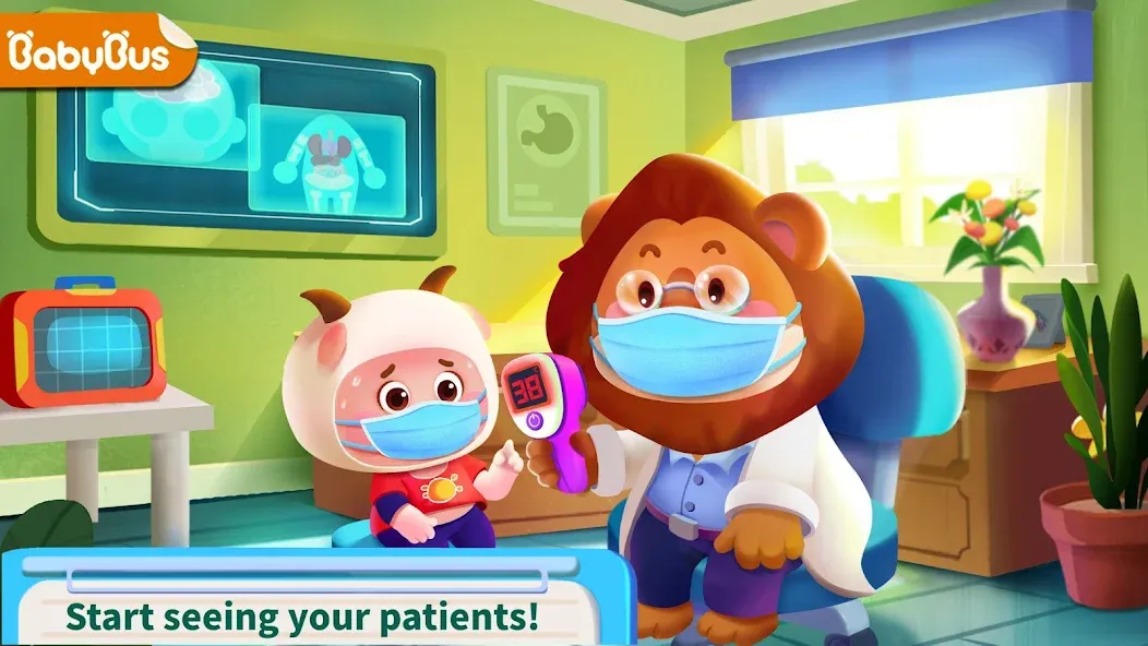 Взлом Baby Panda's Hospital Care  [МОД Mega Pack] — последняя версия apk на Андроид screen 1