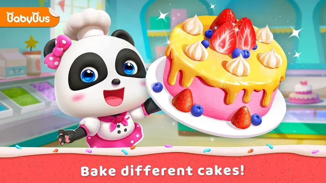 Взломанная Little Panda's Cake Shop  [МОД Много монет] — последняя версия apk на Андроид screen 1