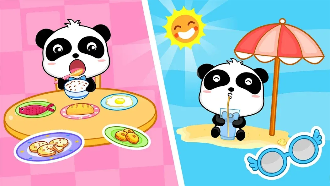 Взломанная Baby Panda's Daily Life  [МОД Все открыто] — стабильная версия apk на Андроид screen 2