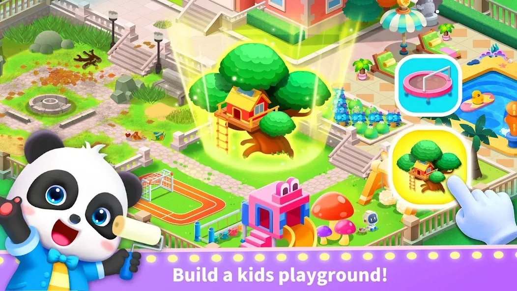 Скачать взлом Baby Panda's Town: Life  [МОД Unlocked] — стабильная версия apk на Андроид screen 2