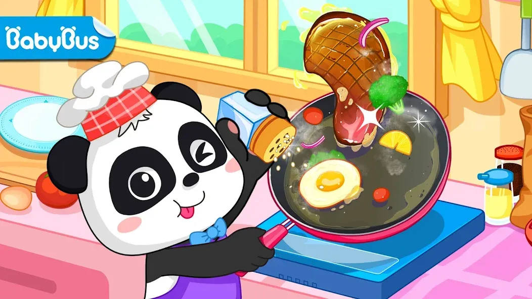 Взлом My Baby Panda Chef  [МОД Меню] — полная версия apk на Андроид screen 1