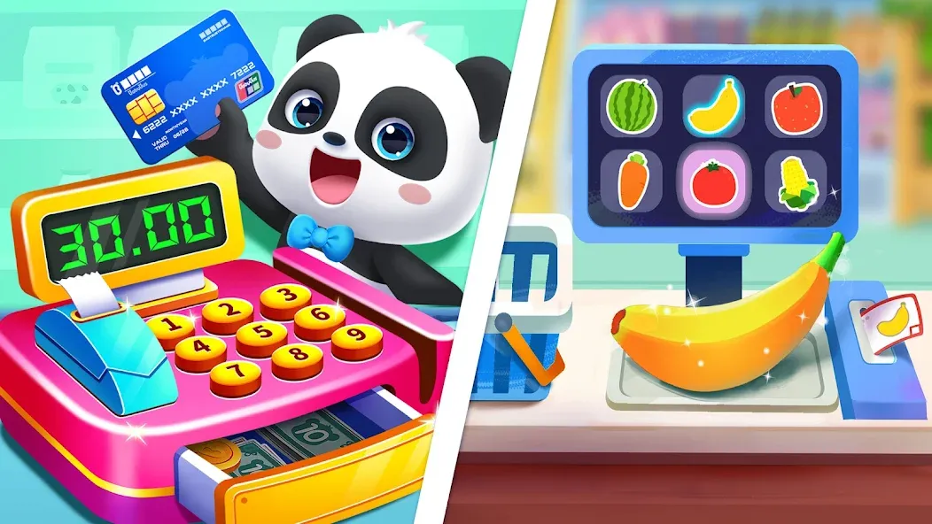 Взлом Baby Panda's City  [МОД Menu] — полная версия apk на Андроид screen 3