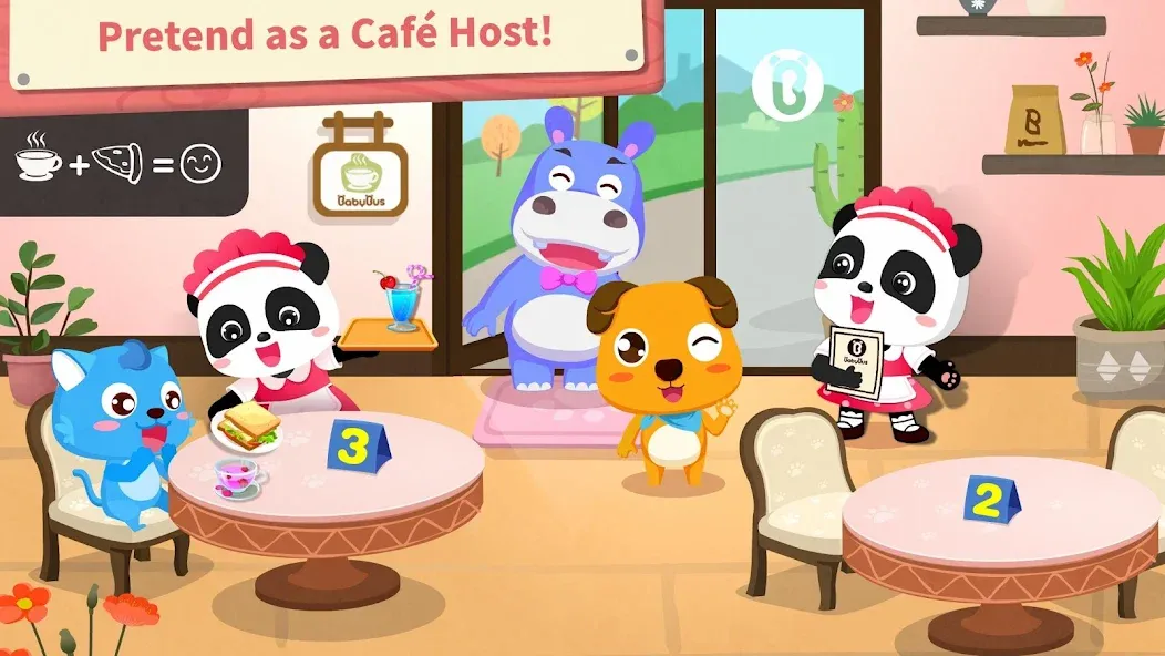 Взлом Baby Panda’s Summer: Café  [МОД Много денег] — последняя версия apk на Андроид screen 4