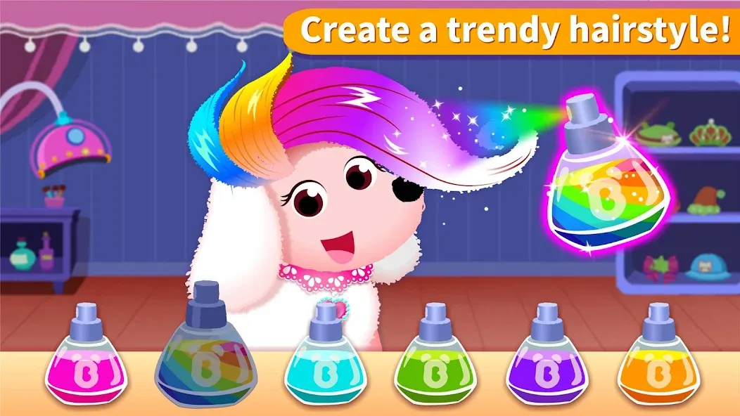 Скачать взломанную Little Panda's Pet Salon  [МОД Mega Pack] — последняя версия apk на Андроид screen 3