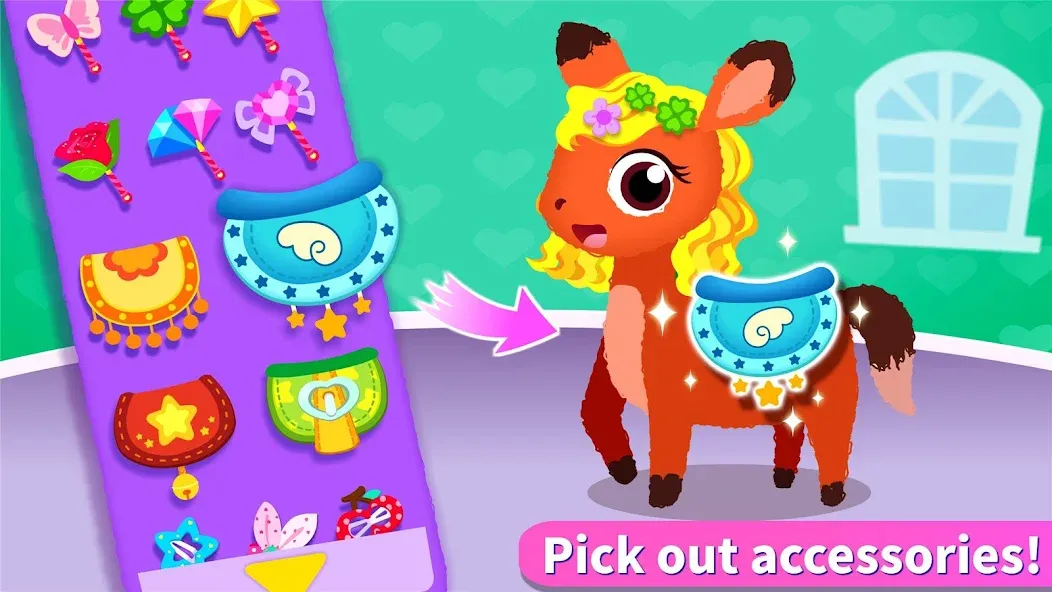 Скачать взломанную Little Panda's Pet Salon  [МОД Mega Pack] — последняя версия apk на Андроид screen 4