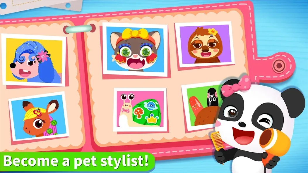 Скачать взломанную Little Panda's Pet Salon  [МОД Mega Pack] — последняя версия apk на Андроид screen 5