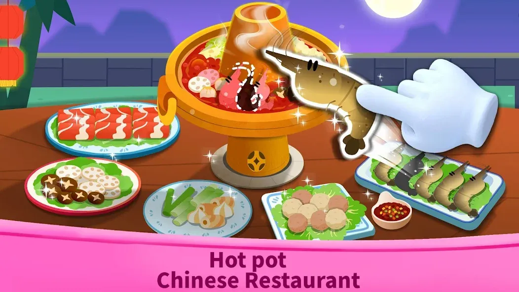 Скачать взломанную Little Panda: Star Restaurants  [МОД Бесконечные монеты] — полная версия apk на Андроид screen 4