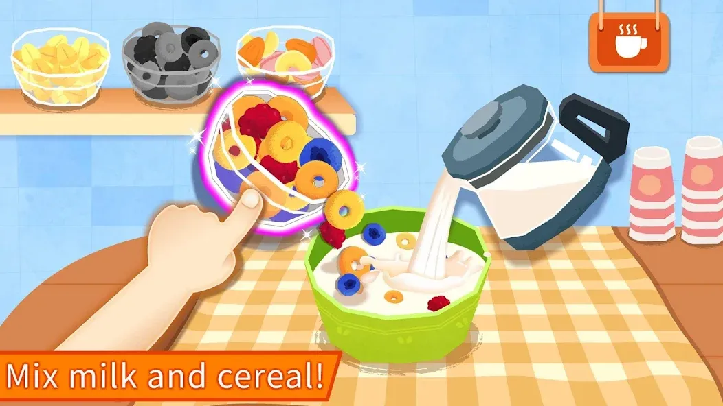 Скачать взлом Baby Panda's Breakfast Cooking  [МОД Меню] — полная версия apk на Андроид screen 2