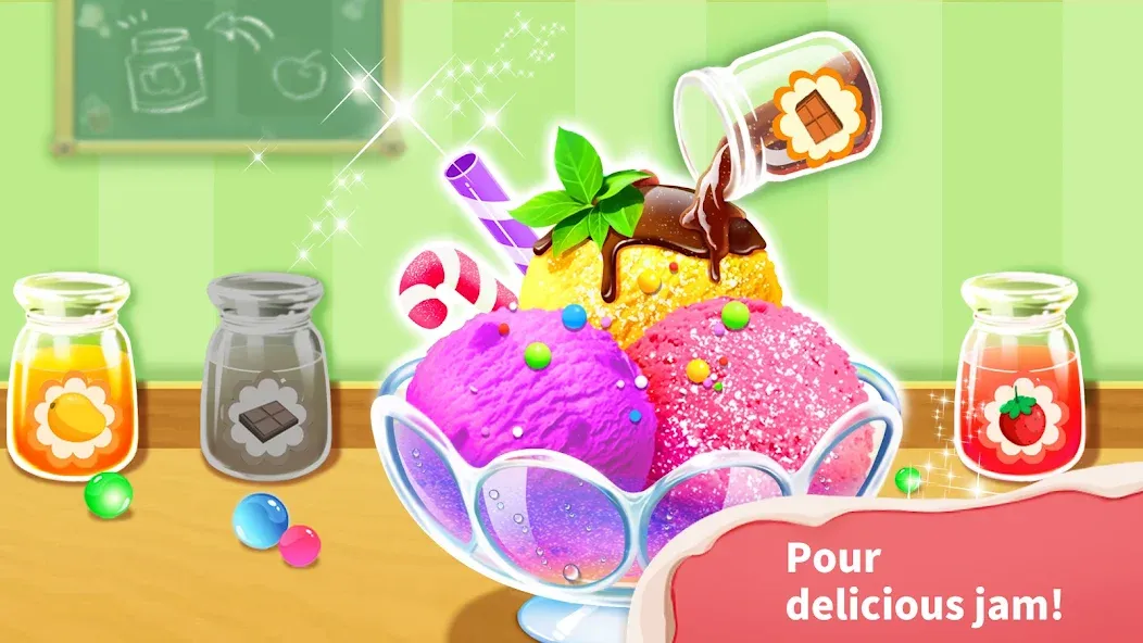 Взлом Baby Panda’s Ice Cream Shop  [МОД Unlimited Money] — стабильная версия apk на Андроид screen 2