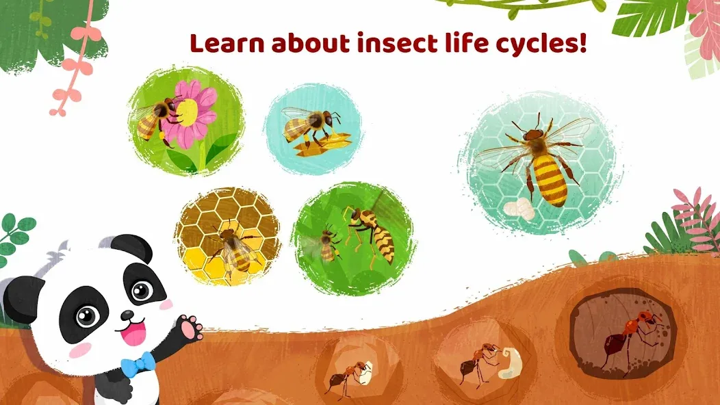 Скачать взлом Little Panda's Insect World  [МОД Menu] — последняя версия apk на Андроид screen 4