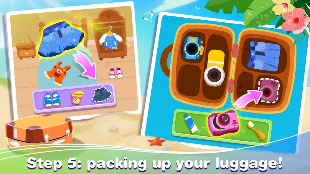 Взломанная Baby Panda’s Summer: Vacation  [МОД Много денег] — полная версия apk на Андроид screen 5