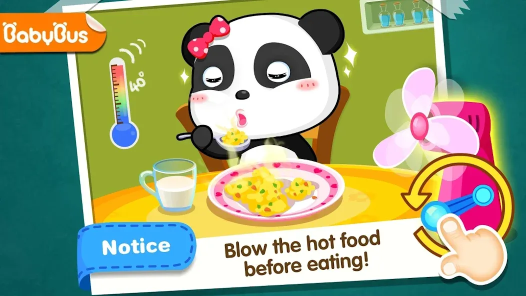 Взлом Baby Panda Home Safety  [МОД Mega Pack] — стабильная версия apk на Андроид screen 1