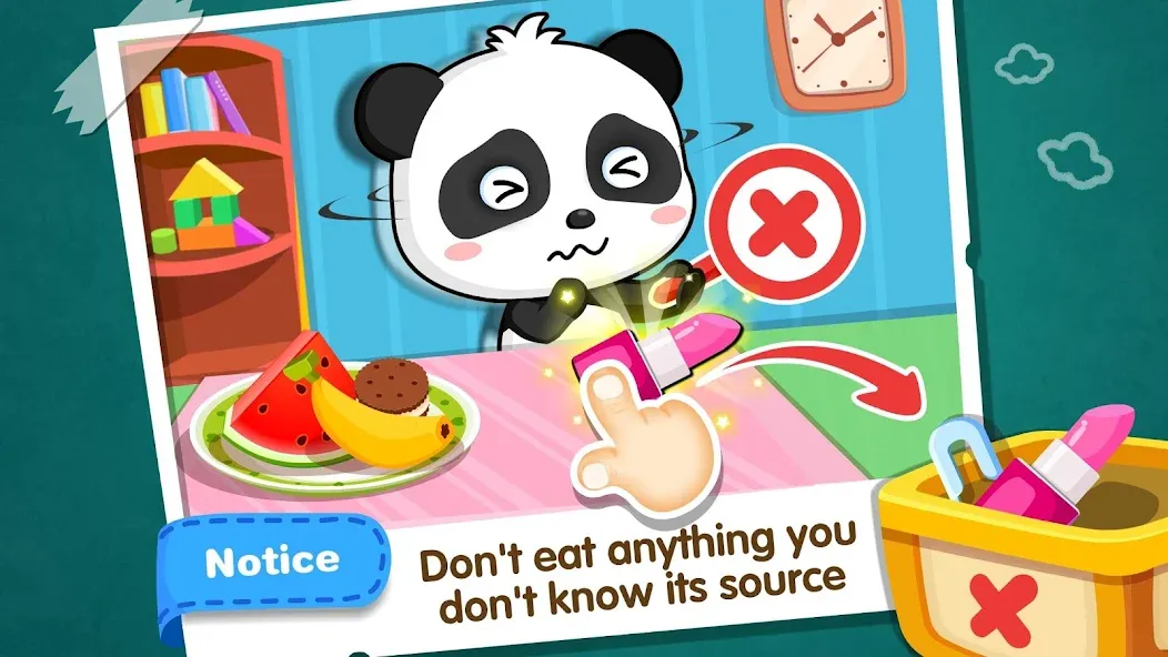 Взлом Baby Panda Home Safety  [МОД Mega Pack] — стабильная версия apk на Андроид screen 2